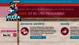 What Avanti.de website looked like in 2017 (6 years ago)