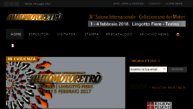 What Automotoretro.it website looked like in 2017 (6 years ago)