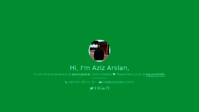 What Azizarslan.com website looked like in 2017 (6 years ago)