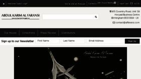 What Alfaransi.com website looked like in 2017 (6 years ago)