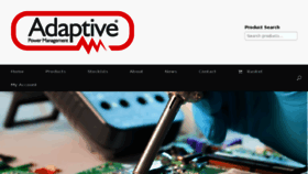 What Adaptivete.com website looked like in 2017 (6 years ago)