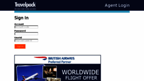 What Agents.travelpack.co.uk website looked like in 2017 (6 years ago)
