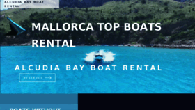 What Alcudia-boat-rental.com website looked like in 2017 (6 years ago)