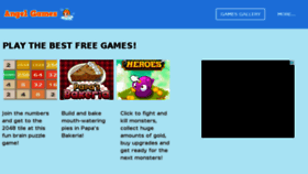 What Angelgames.co website looked like in 2017 (6 years ago)