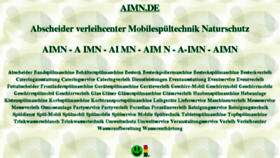 What Aimn.de website looked like in 2017 (7 years ago)