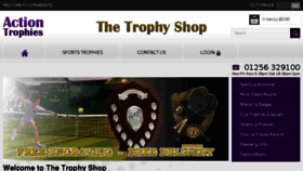 What Actiontrophies.co.uk website looked like in 2017 (6 years ago)