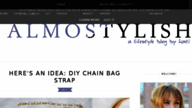 What Almoststylish.blogspot.ca website looked like in 2017 (6 years ago)