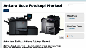What Ankaraucuzfotokopi.com website looked like in 2017 (6 years ago)