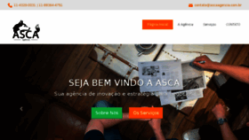 What Ascaagencia.com.br website looked like in 2017 (6 years ago)