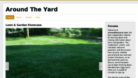 What Aroundtheyard.com website looked like in 2017 (6 years ago)
