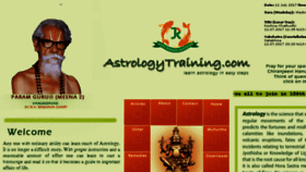 What Astrologytraining.com website looked like in 2017 (6 years ago)