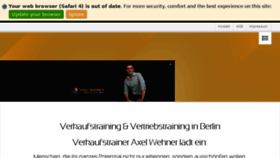 What Axel-wehner.de website looked like in 2017 (6 years ago)