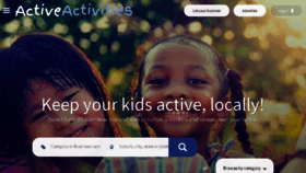 What Activeactivities.co.nz website looked like in 2017 (6 years ago)