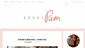 What Aboutpam.com website looked like in 2017 (6 years ago)