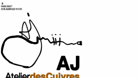What Aj-atelierdescuivres.fr website looked like in 2017 (6 years ago)