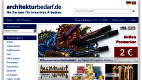What Architekturbedarf.de website looked like in 2017 (6 years ago)
