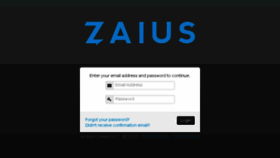 What App.zaius.com website looked like in 2017 (6 years ago)