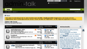 What Admin-talk.de website looked like in 2017 (6 years ago)