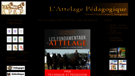 What Attelagepeda.info website looked like in 2017 (6 years ago)