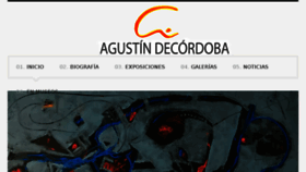 What Agustindecordoba.com website looked like in 2017 (6 years ago)