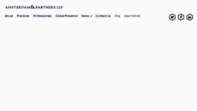 What Amsterdamandpartners.com website looked like in 2017 (6 years ago)