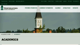 What Academics.nsuok.edu website looked like in 2017 (6 years ago)