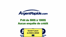 What Argentrapide.com website looked like in 2017 (6 years ago)
