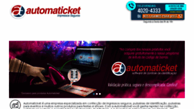 What Automaticket.com.br website looked like in 2017 (6 years ago)