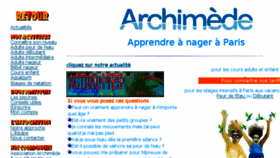 What Archimede.asso.fr website looked like in 2017 (6 years ago)