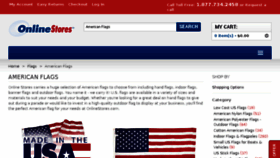 What American-flag.com website looked like in 2017 (6 years ago)