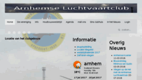 What Arnhemseluchtvaartclub.nl website looked like in 2017 (6 years ago)