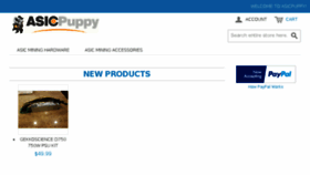 What Asicpuppy.com website looked like in 2017 (6 years ago)