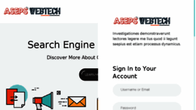 What Asepswebtech.com website looked like in 2017 (6 years ago)