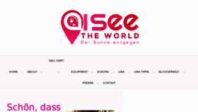 What Aiseetheworld.de website looked like in 2017 (6 years ago)