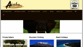 What Ajabu-adventures.com website looked like in 2017 (6 years ago)