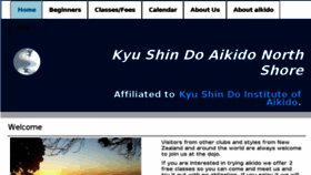 What Aikido.net.nz website looked like in 2017 (6 years ago)