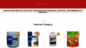 What Americanlivestock.com website looked like in 2017 (6 years ago)