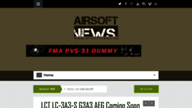 What Airsoftnews.eu website looked like in 2017 (6 years ago)