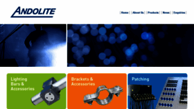 What Andolite.co.uk website looked like in 2017 (6 years ago)