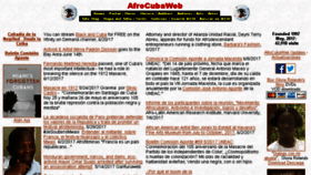 What Afrocubaweb.com website looked like in 2017 (6 years ago)
