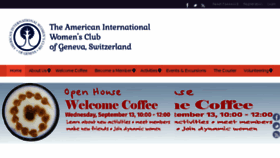 What Aiwcgeneva.org website looked like in 2017 (8 years ago)