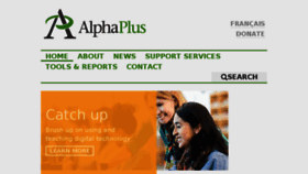 What Alphaplus.ca website looked like in 2017 (6 years ago)