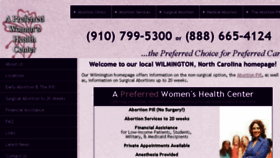 What Abortionclinicserviceswilmingtonnc.com website looked like in 2017 (6 years ago)