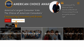 What Americanchoiceawards.com website looked like in 2017 (6 years ago)