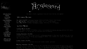 What Anglagard.net website looked like in 2017 (6 years ago)