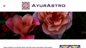 What Ayurastro.com website looked like in 2017 (6 years ago)