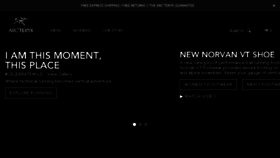 What Arcteryx.com website looked like in 2017 (6 years ago)