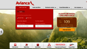 What Avianca.com website looked like in 2017 (6 years ago)