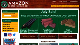 What Amazonexotichardwoods.com website looked like in 2017 (6 years ago)