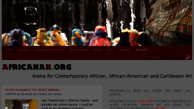 What Africanah.org website looked like in 2017 (6 years ago)